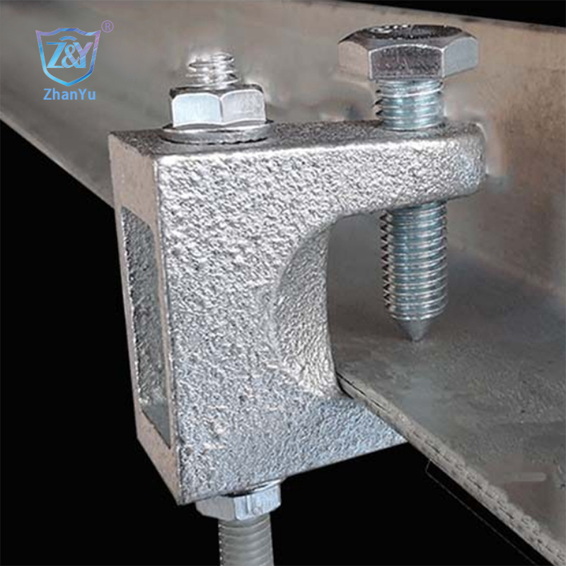 unistrut accessories, strut channel fitting connector Malleable Steel Beam Clamp