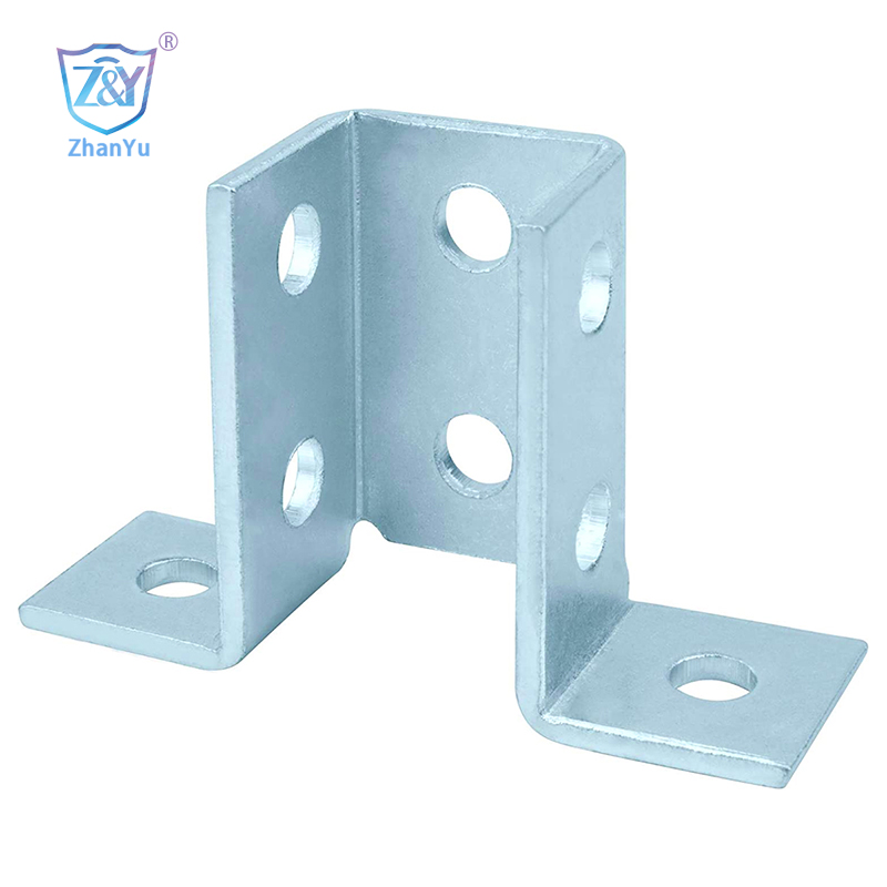 Hot Dip Steel Unistrut Channel Accessories square no-welding post base plate