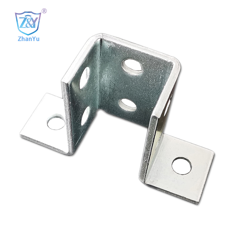 Hot Dip Steel Unistrut Channel Accessories square no-welding post base plate