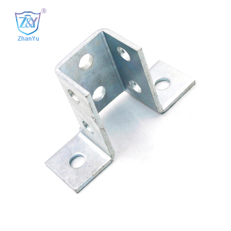 Hot Dip Steel Unistrut Channel Accessories square no-welding post base plate