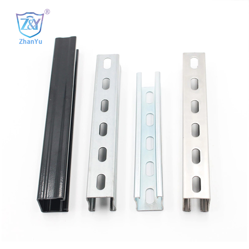 Unistrut Standard Hole C Channel Strut 1-5/8″x1-5/8″ da HDG, Rufin Foda, Zinc.